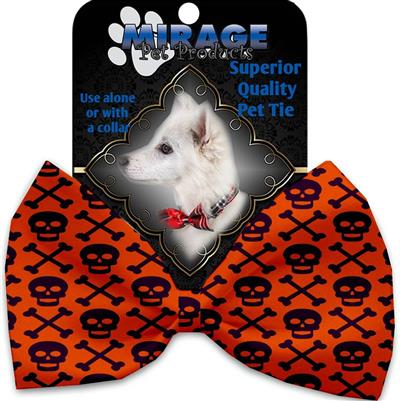 Halloween Dog & Cat Bow Ties, "Skulls Group"