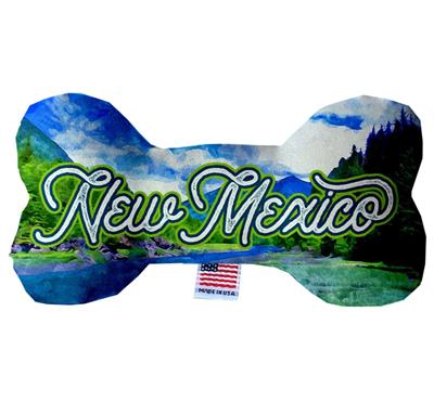 Dog Plush Bone Toys, "New Mexico Mountains"