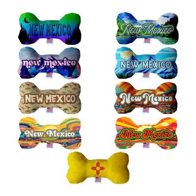 Dog Plush Bone Toys, "New Mexico Mountains"