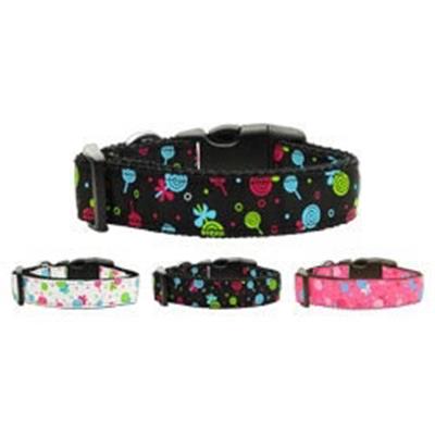 Dog & Cat Nylon Collar or Leash, "Lollipops"