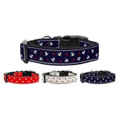Dog & Cat Nylon Collar or Leash, "Anchors"