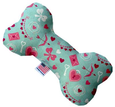 Valentine's Day Dog Plush Heart or Bone Toy, "Sweet Love Group"