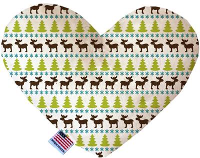 Christmas Dog Plush Heart or Bone Toy, "Classy Christmas Group"