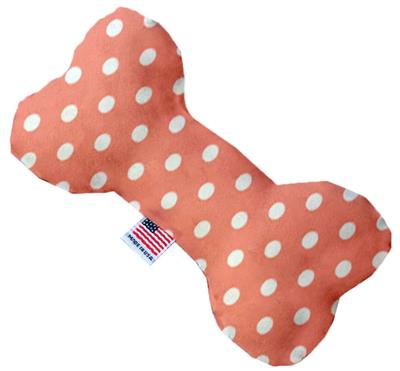 Dog Plush Heart or Bone Toy, "Polka Dots Group"
