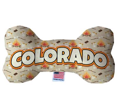 Dog Plush Bone Toys, "Colorado Mountains"