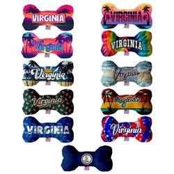 Dog Plush Bone Toys, "Virginia Coast"