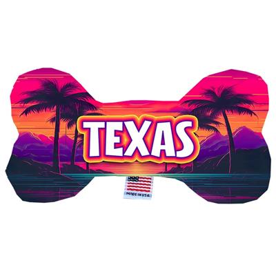 Dog Plush Bone Toys, "Texas Coast"