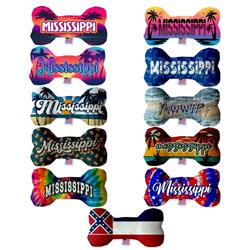 Dog Plush Bone Toys, "Mississippi State Options"