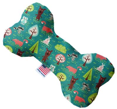 Dog Plush Heart or Bone Toy, "Forest Friends Group"