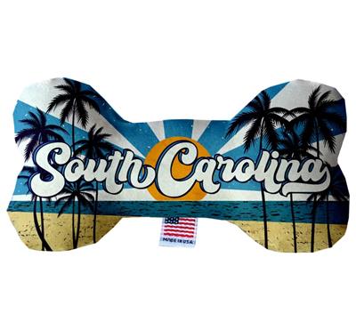 Dog Plush Bone Toys, "South Carolina State Options"