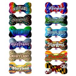 Dog Plush Bone Toys, "Maryland State Options"