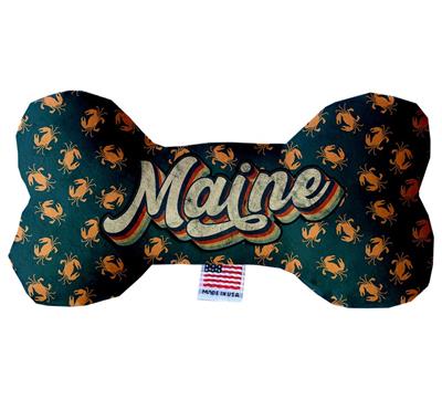 Dog Plush Bone Toys, "Maine State Options"