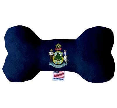 Dog Plush Bone Toys, "Maine State Options"