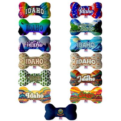 Dog Plush Bone Toys, "Idaho State Options"