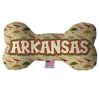 Dog Plush Bone Toys, "Arkansas State Options"