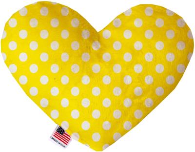 Dog Plush Heart or Bone Toy, "Swiss Dots Group"