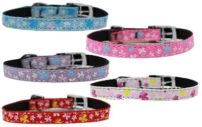 Dog & Cat Nylon Collar or Leash, "Butterfly"