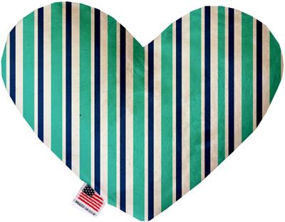 Dog Plush Heart or Bone Toy, "Nautical Group"