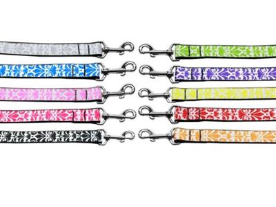 Dog & Cat Nylon Leash, "Damask"