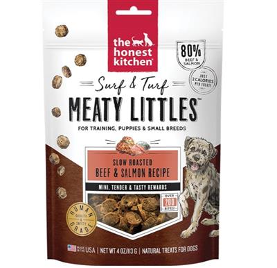 Honest Kitchen Dog Surf And Turf Meaty Lils Beef And Salmon 4oz.