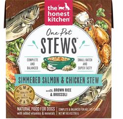 Honest Kitchen Dog One Pot Simmered Salmon And Chicken With Brown Rice And Broccoli 10.5oz. (Case of 6)
