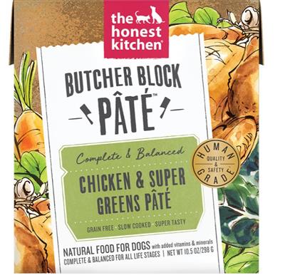 Honest Kitchen Dog Butcher Block Pate Chicken And Super Grains 10.5oz. (Case of 6)