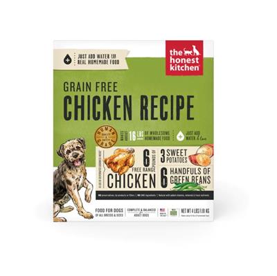 The Honest Kitchen Force Dehydrated Dog Food 4 Pounds