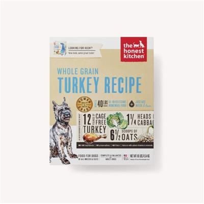 The Honest Kitchen Keen Whole Grain Turkey Dehydrated Dog Food 10 Lbs