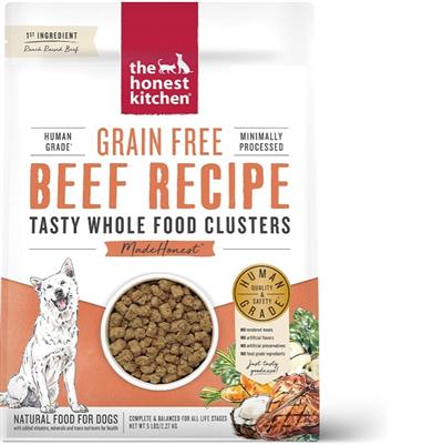 The Honest Kitchen Dog Clusters Grain Free Beef 1 Lbs. Trial