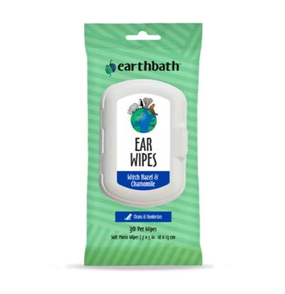 Earthbath Ear Wipes Counter Display 6ea/30 ct