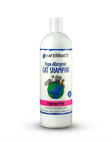 Earthbath Hypoallergenic Cat Shampoo, Fragrance Free 1ea/16 oz