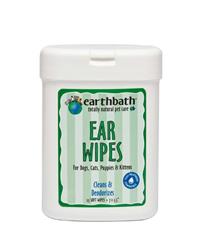 Earthbath Ear Wipes Counter Display 1ea/25 ct
