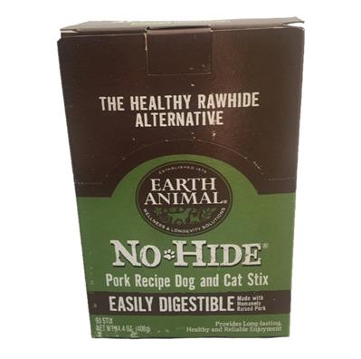 Earth Animal No Hide Pork Chews Dog Treats,90 Count