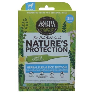 Earth Animal Dog Nupro Spot-On Flea And Tick Medium