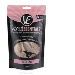 Vital Essentials Fd Vital Rabbit ear Treat 6Pc