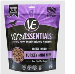 Vital Essentials Freeze Dried Turkey Mini Nibs 1 Lb