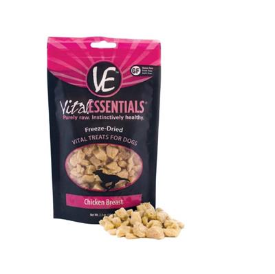 Vital Essentials Fd Vital Treats - Diced Chicken Breast 2.1oz.