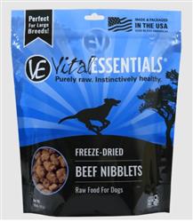 Vital Essentials Freeze Dried Nibblets Beef 1 Lb