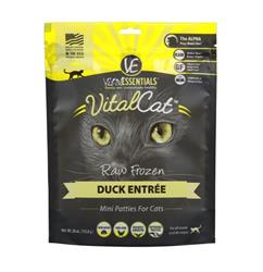 Vital Essentials Cat Freeze Dried Mini Patty Duck 8oz.