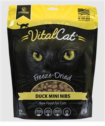 Vital Essentials Freeze Dried Feline Delightful Duck - Nibblets 12oz.