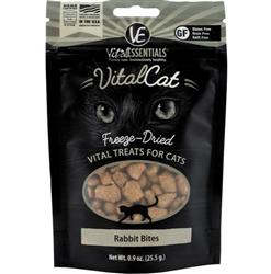 Vital Essential Cat Freeze Dried Treat Rabbit Bites .9oz.