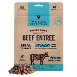 Vital Essentials Dog Freeze-Dried Mini Nibs Beef 5.5oz.