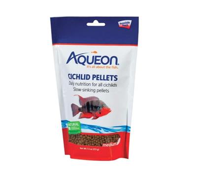 Aqueon Cichlid Food 1ea/Medium 7.5 oz