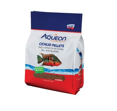 Aqueon Cichlid Food 1ea/Medium 25 oz