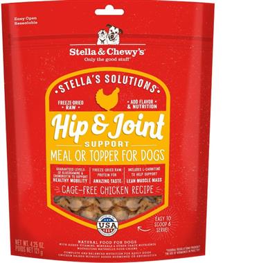 Stella and  Chewys Dog Solutions Hip and Joint Support Chicken 4.25oz.