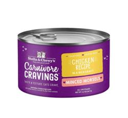 Stella and Chewys Cat Carnivore Cravings Minced Morsels Chicken 5.2oz. (Case of 24)