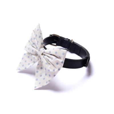 Sailor Bow - Polka Dot Blue