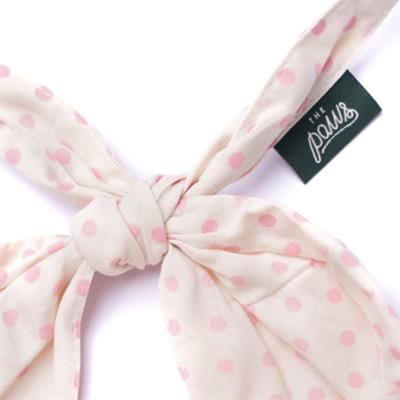 Polka Dot Pink Dog Bandana