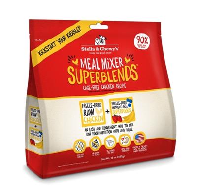 Stella And Chewys Dog Freeze-Dried Superblends Mixer Chicken 16oz.