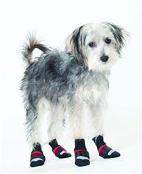 Fashion Pet Extreme All Weather Boots Red/Black 1ea/LG